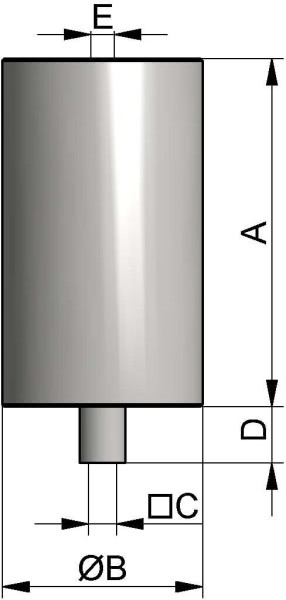 M&S Pneumatischer-Antrieb PAMS0, Luft/Luft, AISI 304 bl., DN 15-50 / 1"-2"