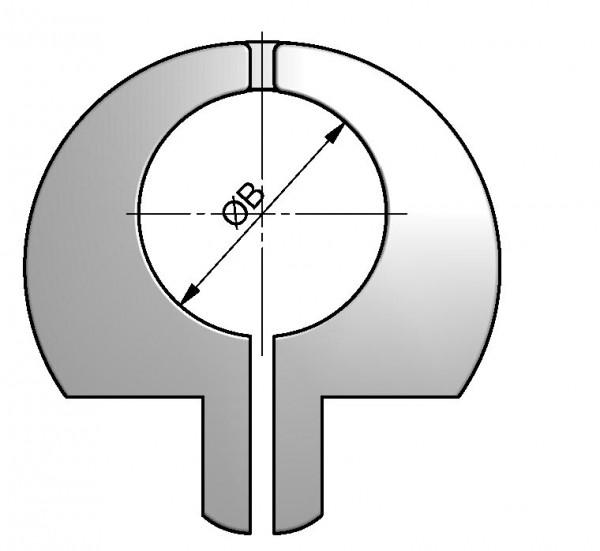 Rohrsägewerkzeug QLS, DIN, Stahl, DN 100 für Rohr 104mm