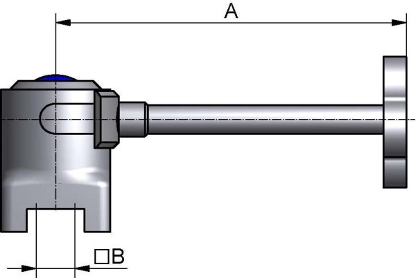 M&S SV-Handbetätigung-stufenlos, CLASSIC, AISI 304 pol., DN 80-100 / 3"-4"