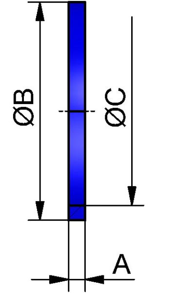 Dichtring DS, DN 76, NBR (PERBUNAN)