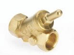 Schrägsitz-Rückschlagventil Art. 5S, 6/4", aus Messing