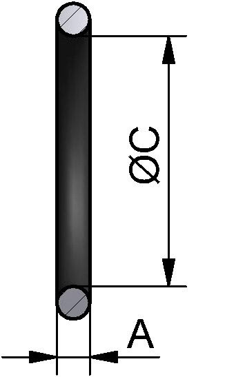 Dichtring RJT, 3", NBR (PERBUNAN)