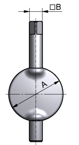 M&S Scheibenventil-Klappe, DIN, AISI 316L pol., DN 65