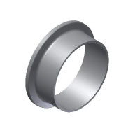 Clampstutzen (TC), DIN 32676-C-KK, ASME, AISI 316L bl., 6" (152,4x2,75mm), FL 167mm, L 28mm Clampstutzen (TC), DIN 32676-C-KK, ASME, AISI 316L bl., 6" (152,4x2,75mm), FL 167mm, L 28mm