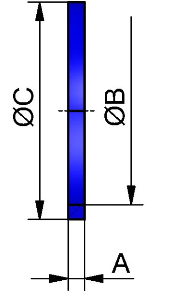 Dichtring SMS, DN 25, FKM