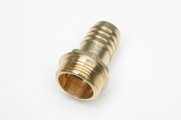 Schlauchstück Messing, Art. 461, 3/8" x 12mm