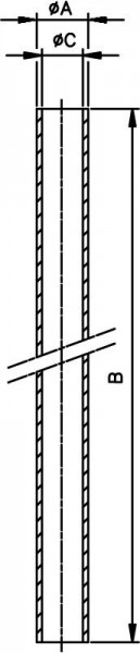 Glasrohr für Standanzeige, BOROSILIKAT, DN 15 (15x2,5mm) AUF ANFRAGE!